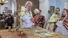 В селе Чегодаровка освятили престол в храме УПЦ