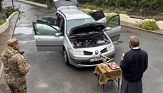 In Vyshhorod, UOC parish claimed by OCU donates 28 vehicles to AFU