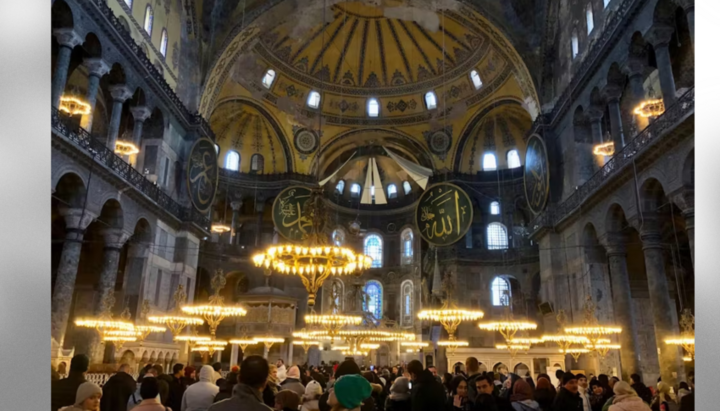 Интерьер собора Святой Софии. Фото: DR