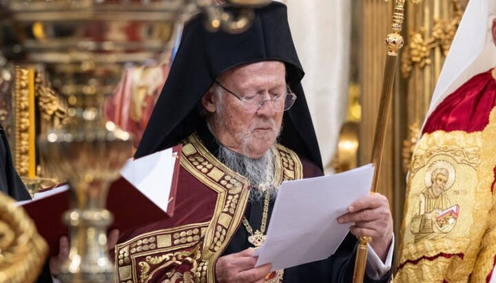 Патриарх Варфоломей во время визита в Бухарест. Фото: orthodoxia news agency