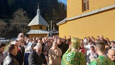 В Усть-Путилі гнаний прихід УПЦ відзначив престольне свято