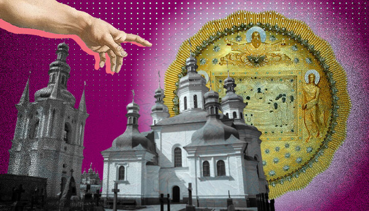 Apariția minunată a icoanei în Lavra. Fotografie: UJO