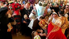 У Банчeнах сотні вірян прийшли привітати митрополита Лонгина з іменинами