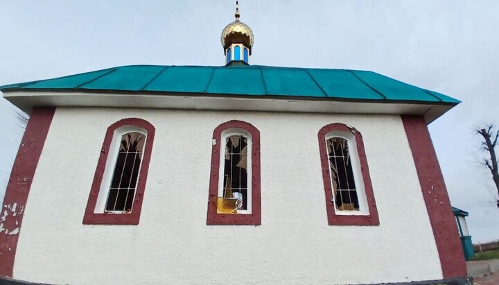 Στο χωριό Λίποβ Ρογκ από τον βομβαρδισμό υπέστη ζημιές το παρεκκλήσι της Αγίας Παρασκευής