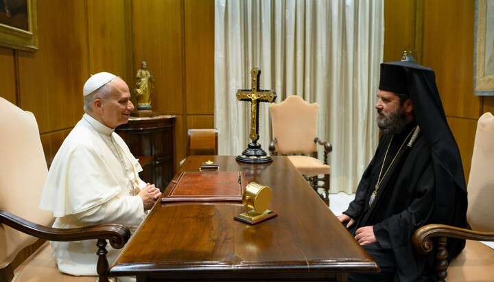 Albanian Archbishop discusses peace restoration in flashpoints with the Pope