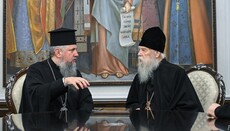 Epifaniy receives Filaret and presents him with a “letter of gratitude”