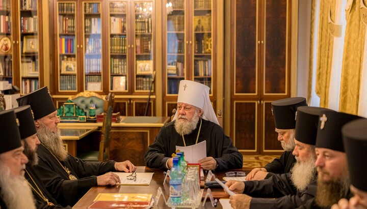 Заседание Синода Православной Церкви Молдовы. Фото: mitropolia.md