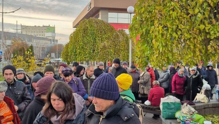 O masă caritabilă pentru cei aflați în nevoie. Fotografie: Departamentul Sinodal al Bisericii Ortodoxe Ucrainene