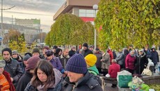 В Киеве УПЦ провела благотворительную трапезу для нуждающихся