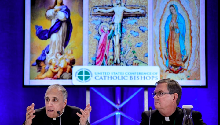 Ежегодная конференция католических епископов США. Фото: BRENDAN SMIALOWSKI/AFP via Getty Images