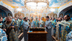 Блаженнейший возглавил Литургию в киевском храме иконы «Скоропослушница»