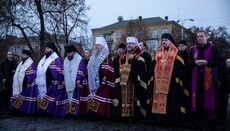 Керівники ПЦУ та УГКЦ провели спільну панахиду