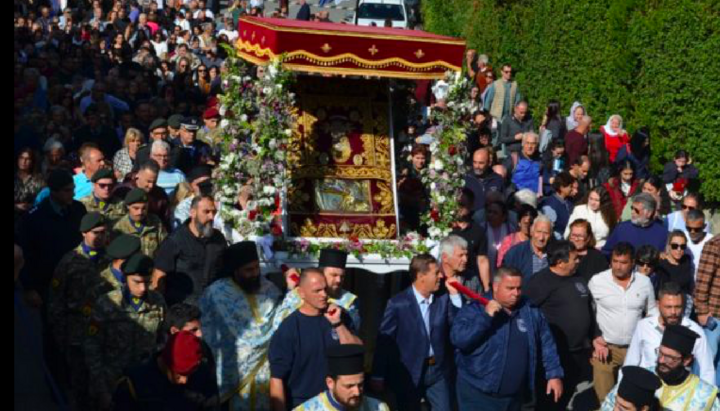 Wonderworking Kykkos Icon brought out on Cyprus for first time in 35 years 