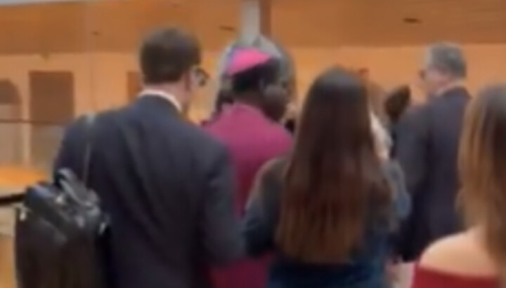 In Brussels, pro-abortion activists attack RCC bishop from Nigeria