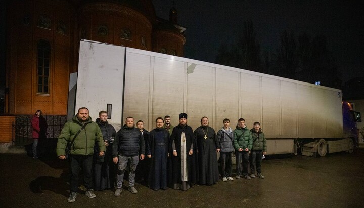 Khmelnytskyi Eparchy delivers 20 tons of food to Kyiv Theological Schools