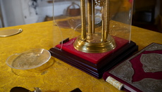 În Novgorod-Seversky, Biserica Sfântul Nicolae a fost afectată de bombardamente.