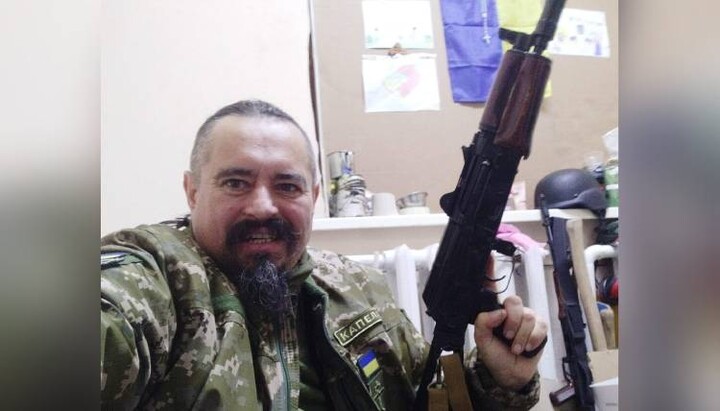 «Священник» ПЦУ Сергей Ткачук. Фото: Фейсбук Ткачука