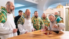 В Киеве Блаженнейший освятил храм в честь преподобного Николы Святоши