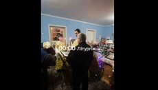 Гонимая община в Дубовом провела новогоднюю ночную Литургию