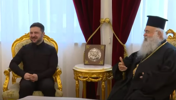 Ο Ζελένσκι προσκάλεσε τον Αρχιεπίσκοπο Κύπρου να επισκεφθεί την Ουκρανία