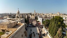 Patriarhul Ierusalimului Teofil a săvârșit slujba de Crăciun în Betleem