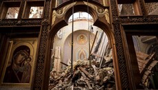 Στο διαδίκτυο εμφανίστηκαν φωτογραφίες του κατεστραμμένου ναού της ΟΠΕ στην Κωνσταντινόφκα