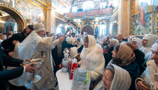 Блаженнейший разъяснил значение Богоявления для спасения человека