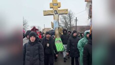 Στη Βουκοβίνα πραγματοποιήθηκε λιτανεία προς το σκήτη της Ξένης Πετρουπόλεως