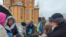 Приход УПЦ в Германии помог благотворительной столовой храма на Киевщине