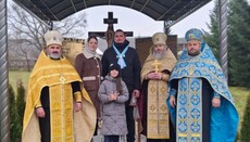 На Закарпатье в Цыгановцах освятили часовню УПЦ, построенную военным ВСУ