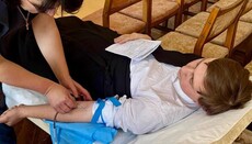 Священники та миряни кількох єпархій УПЦ здали кров для поранених військових