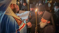 В Межирицком мужском монастыре совершили три монашеских пострига