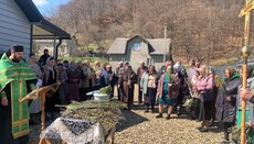 В гонимых общинах УПЦ отпраздновали Вход Господний в Иерусалим