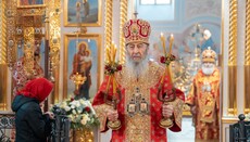 Блаженнейший возглавил Литургию во Флоровской обители в Светлый понедельник