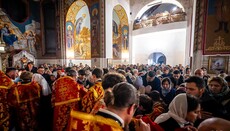 У мережі показали кількість віруючих на Пасху в храмах УПЦ та ПЦУ Черкас