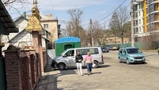 В Киеве рейдеры ПЦУ попытались вывезти имущество из храма УПЦ