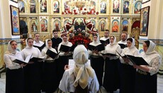 Хор Хмельницкой епархии исполнил песнопение Патриарха Илии