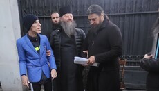 ТЦК похитил клирика Банченской обители, но освободил после митинга верующих