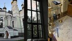 В Киеве от обстрела пострадал храм преподобного Сергия Радонежского