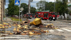 Λόγω της επίθεσης της ΡΦ στη Λαύρα, υπέστη ζημιές ο πύργος του οσίου Ιωάννη του Καλυβίτη