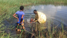 22 local residents were baptized in Mozambique