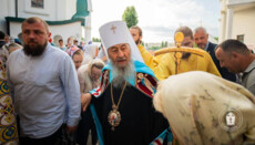 Предстоятель УПЦ возглавил престольный праздник в Ольгинском соборе столицы