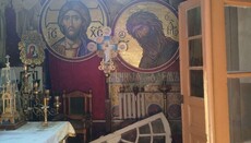 John the Baptist Church of the UOC Damaged in Airstrike on Sumy
