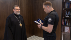 Ο Κιρίλ Μπουντάνοφ απένειμε στον επικεφαλής της UGCC το παράσημο του πρίγκιπα Γιαροσλάβ του Σοφού