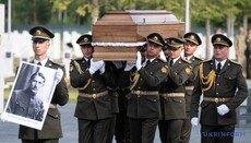 Konovalets temporarily reinterred at a cemetery in Kyiv