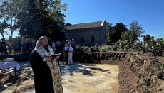 У Возсіятському заклали новий храм УПЦ на честь Преображення Господнього