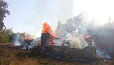 В результате обстрела прифронтового села Горск уничтожен древний храм УПЦ