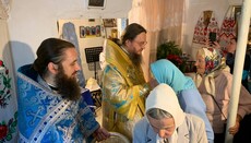 Parish from Blahodatne celebrated the feast without a church