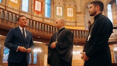 British Defense Minister visited the Uniate cathedral in London