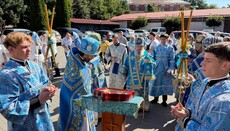 In Volodymyr, the persecuted community of the Dormition Church celebrated its patronal feast
